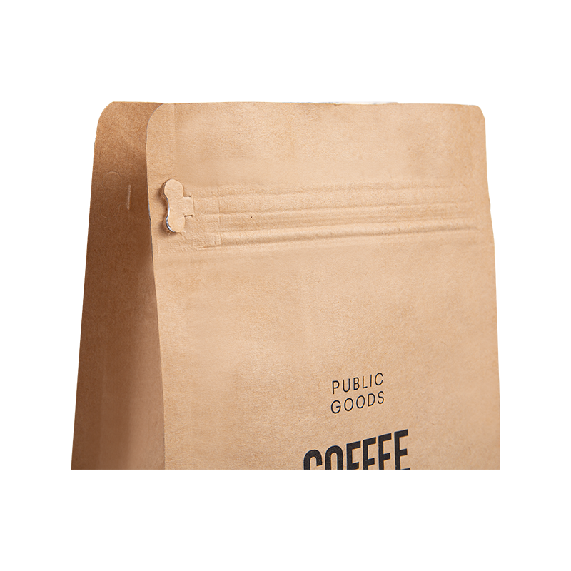 Fargerik Retro Kraft Paper Pouch Kaffepose Fargerik Retro Kraft Paper Pouch Kaffepose