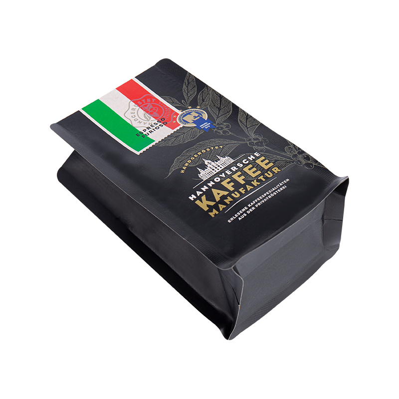 250 g, 500 g, 1 kg kaffebønne emballasjepose 250 g, 500 g, 1 kg kaffebønne emballasjepose