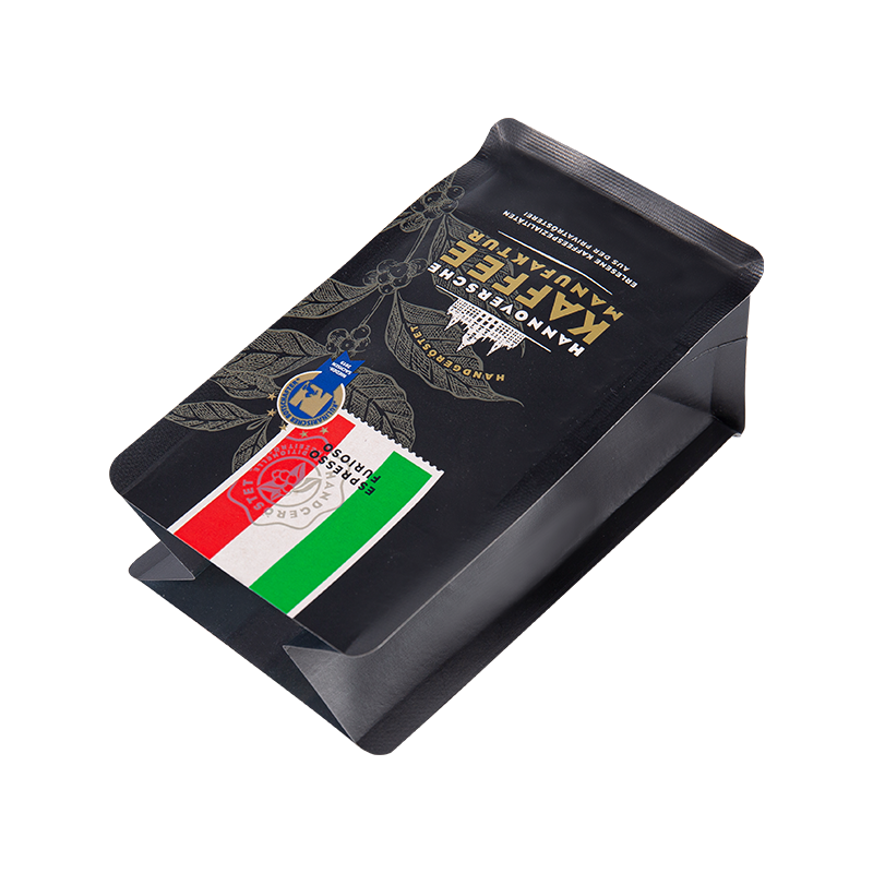 250 g, 500 g, 1 kg kaffebønne emballasjepose 250 g, 500 g, 1 kg kaffebønne emballasjepose