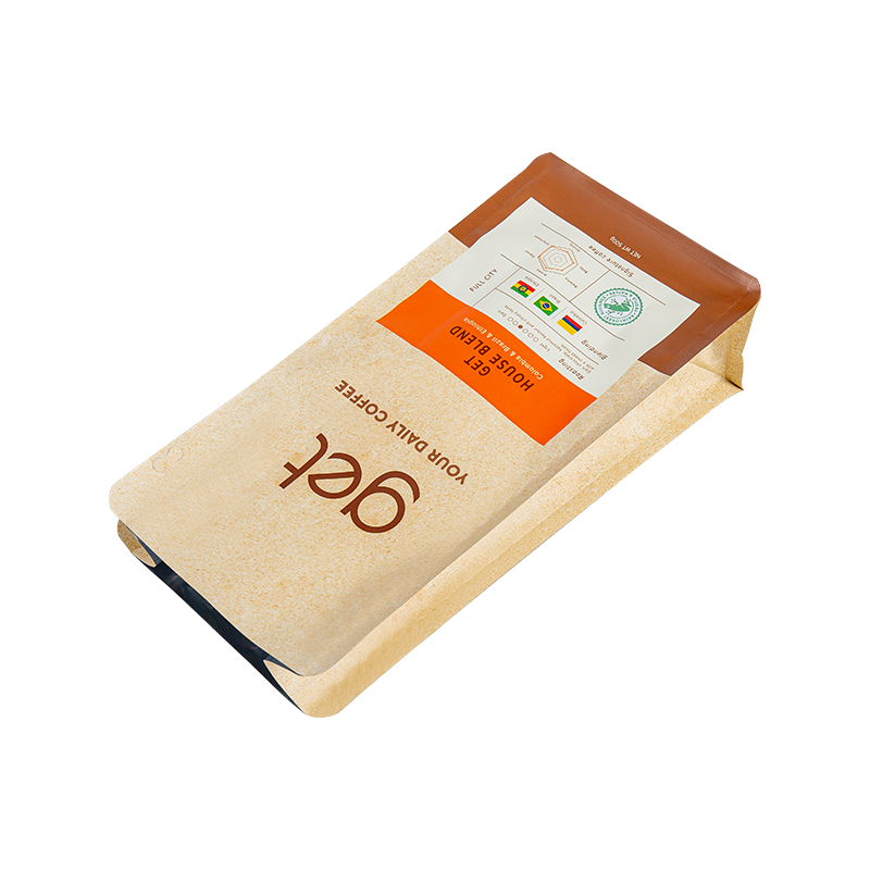 250 g-1 kg kaffepose med åtte sider 250 g-1 kg kaffepose med åtte sider