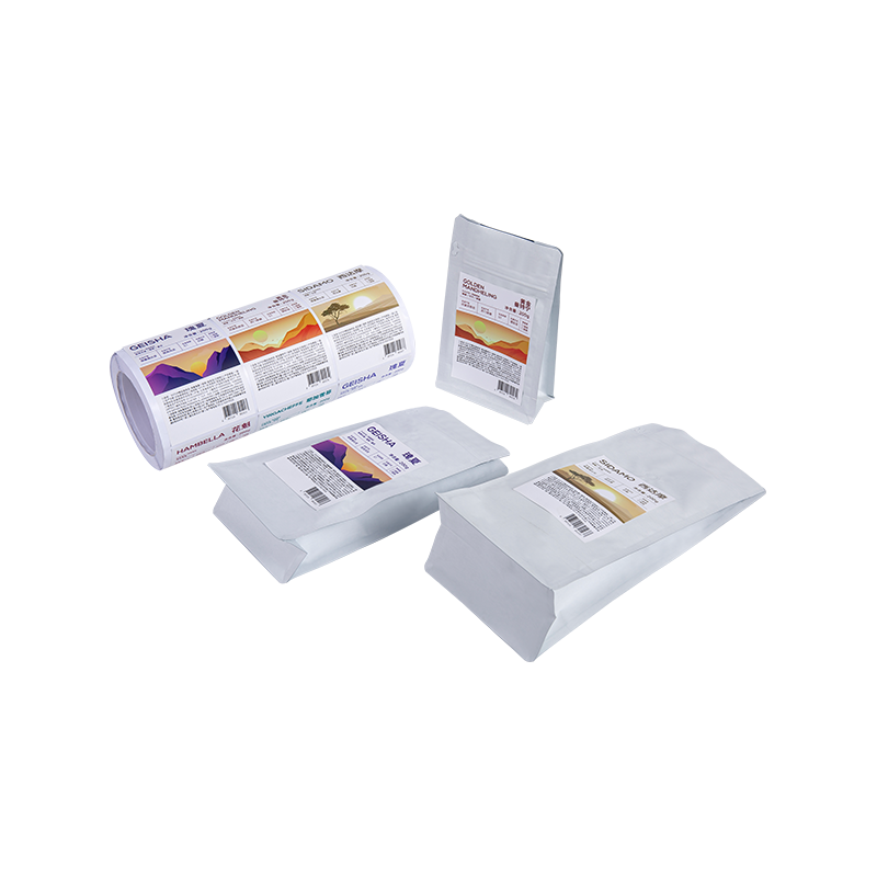 250g,500g,1 kg kaffeemballasjepose med klistremerke 250g,500g,1 kg kaffeemballasjepose med klistremerke