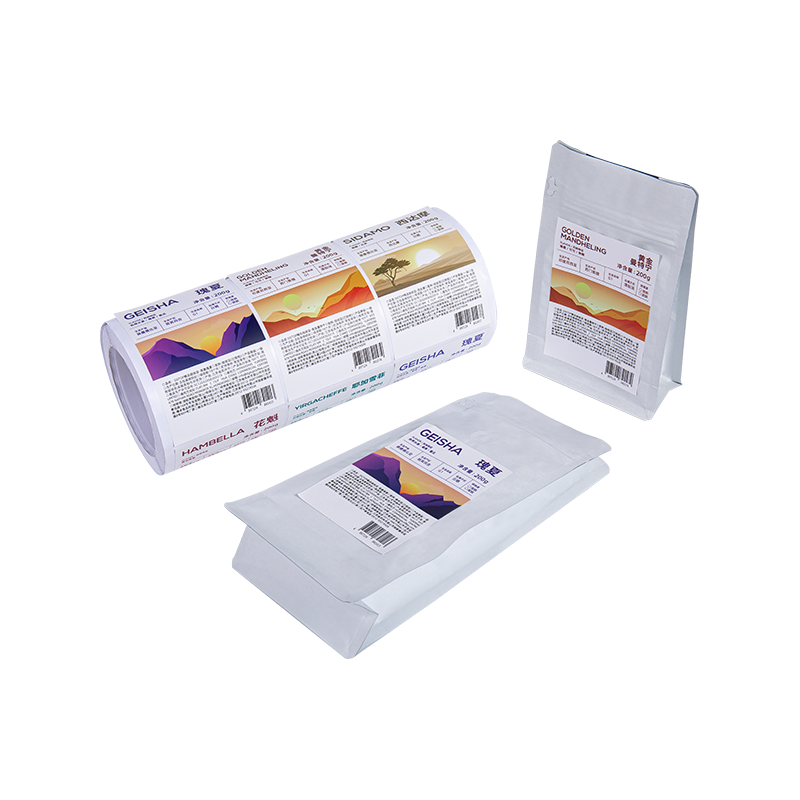 250g,500g,1 kg kaffeemballasjepose med klistremerke 250g,500g,1 kg kaffeemballasjepose med klistremerke