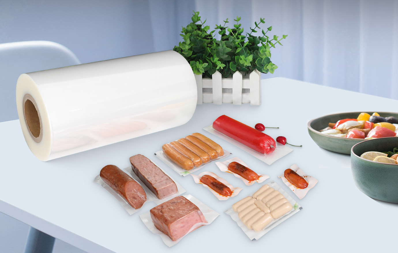 Flerlags samekstrudert film